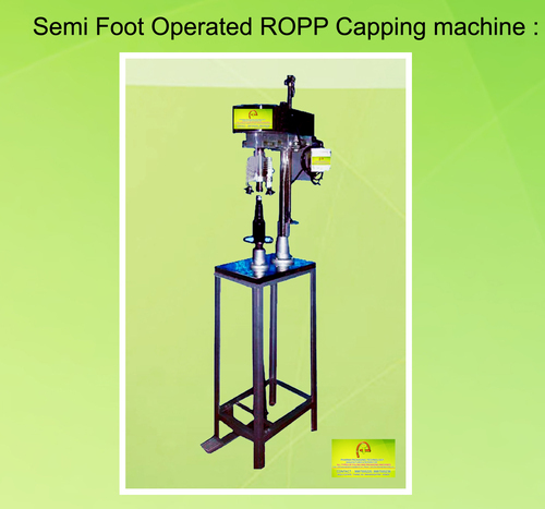 Semi Foot Operated Ropp Capping Machine