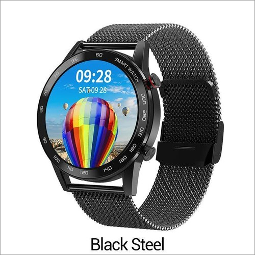 GAZZIFY R95T Black Steel Smart Watch