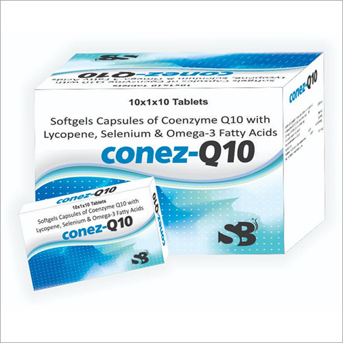 Softgel Capsule Of Coenzyme Q10 With Lycopene Selenium And Omega 3 Fatty Acid