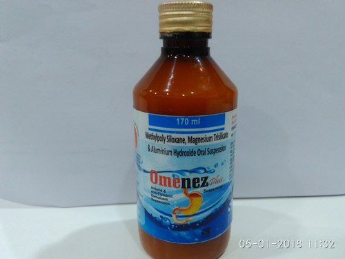 Aluminium hydroxide 250 mg magnesium hydroxide 250 mg dimethicone 50 mg/5 ml