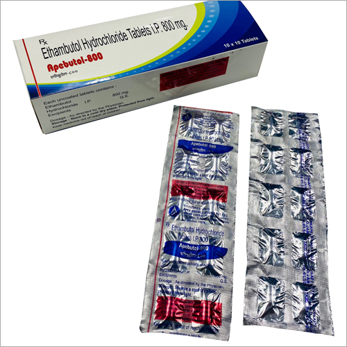 800 mg Ethambutol Hydrochloride Tablets IP