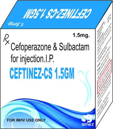 Cefoperazone 500and 1000 Mg  And Sulbactum