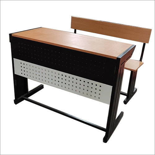 Mild Steel And Wooden School Dual Desk