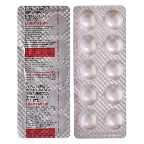 Ambroxol Levocetirizine Montelukast Tablets