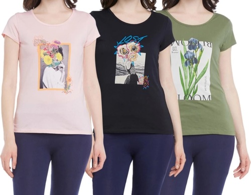 Ladies Printed T Shirt